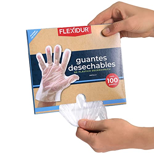 Flexidur | 100 Guantes Desechables Degradables
