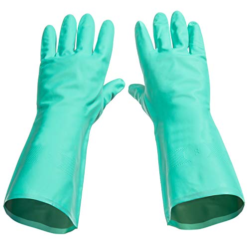 Tusko Products Vinyl and Latex Free Nitrile Dishwashing Gloves, 15 Mils Thick - Medium by Tusko Products