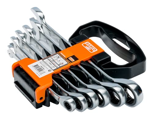 Bahco BAHCO Ratchet combination spanner set 1RM/SH6