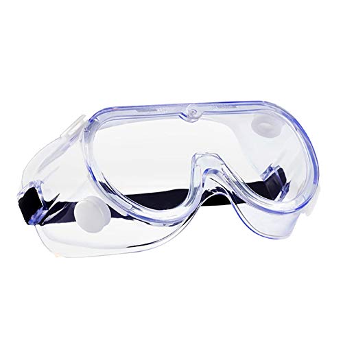 360-ojos Gafas De Protección De Seguridad,protección De Ojos Cristalina Sin Cristal Polvo Gafas Splash Anti-niebla Gafas Médicas Transparente