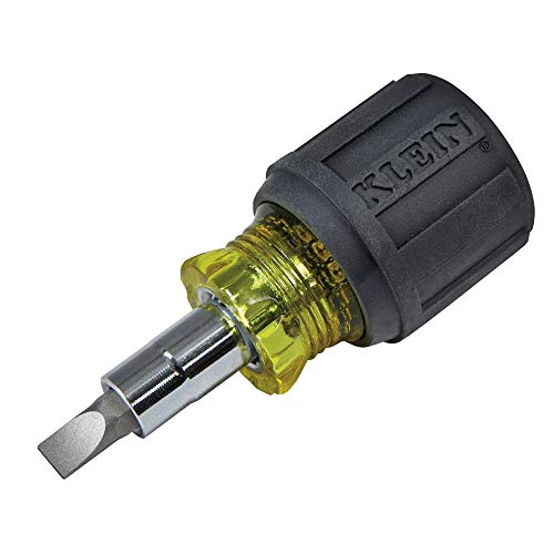 Klein Tools 32561 Stubby Screwdriver/Nut Driver with Cushion Grip, Std. Pack of 6