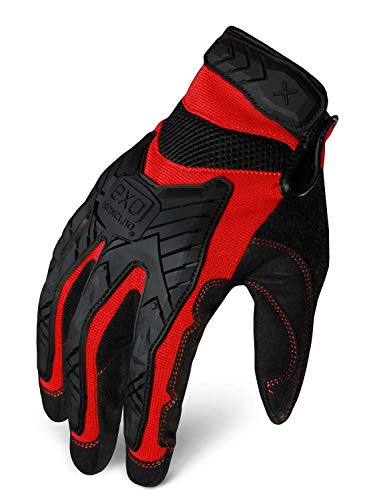 Ironclad Impact Work Gloves; Impact Protection, Machine Washable, Multiple Color Options, Sized S, M, L, XL, XXL (1 Pair)