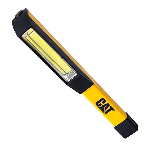 Cat Linterna LED con base magnética de 175 lúmenes con chip incorporado CT1000 (negro/amarillo)
