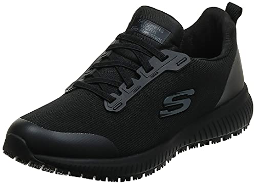 Skechers for Work Squad SR Zapatos de Servicio de Alimentos para Mujer, Negro, 7 US