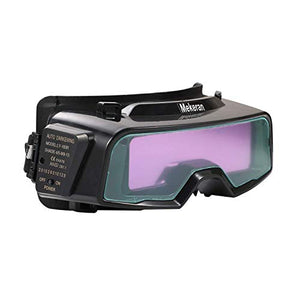 Gafas de soldadura de oscurecimiento automático, área de visión de 4.72 x 1.37 pulgadas, gafas de soldadura ensamblables con máscara de sombra ancha 4/9-13, trabajo de sensibilidad ajustable para cortar, moler para Tig Mig – TR1012