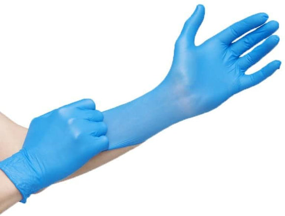 Guantes Desechables Elastómero Termoplástico (TPE) Sin polvo, Sin látex, [Color Azul] (1000, Medium)