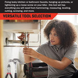Stalwart 75-6037 Household Hand Tools, 130 Piece Tool Set