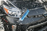 Carrand 93062 Deluxe Car Wash cepillo para polvo de inmersión de 10 pulgadas con poste de extensión de 65 pulgadas, azul y negro
