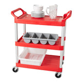 Rubbermaid Commercial Products - Caja estándar de autobus/utilitario, 4.625 galones, gris, plástico, plástico resistente, caja de lavado de platos para organización de cocina/almacenamiento