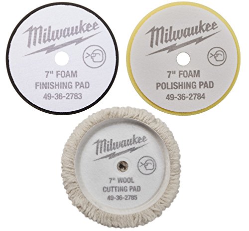 Kit de almohadillas para orejas de pulido y acabado para pulidora Milwaukee M18 (2738)