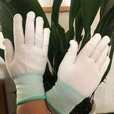 PRETYZOOM 12 pares de guantes de nailon resistentes a la intemperie, antiestáticos, transpirables, protectores de seguridad, guantes de trabajo