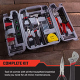 Stalwart 75-6037 Household Hand Tools, 130 Piece Tool Set