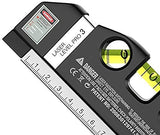 Laser level, Multipurpose Laser measure Line 8ft+ Tape Measure Ruler Adjusted Standard and Metric Rulers MICMI by MICMI
