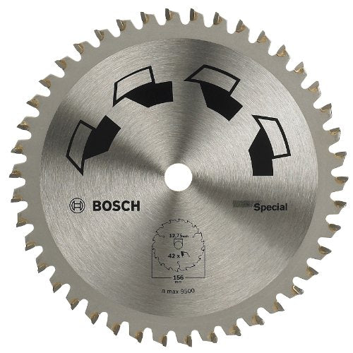 Bosch 2609256898 - Hoja de sierra circular especial con carburo de 42 dientes, diámetro de 156 mm, diámetro de 12,75 mm