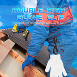 Clips para guantes, soporte para guantes, clips para guantes para trabajo, clip para guantes, guantes de trabajo, para cinturón de trabajo, clips para guantes para construcción