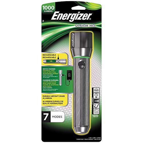 Eveready ENPMHRL7CT - Linterna de visión HD, aluminio, 4 por caja