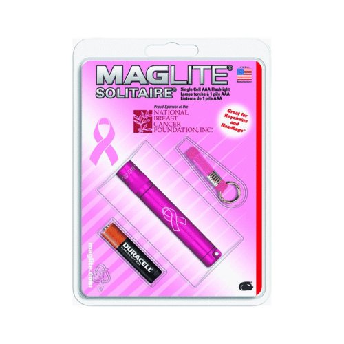 Mag Instrument K3AMW6 National Breast cancer Foundation Keychain Flashli by MagLite