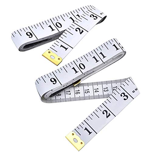 3 uds cinta métrica suave, cinta métrica corporal, reglas de doble escala,  herramienta de cinta métrica de costura a medida para medición corporal, 60  pulgadas/150 cm : : Herramientas y Mejoras del