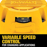 DEWALT Max DWP611 1.25 HP Fresadora Compacta de Velocidad Variable y Par de Torsión, 1.25 Hp con Luz LED