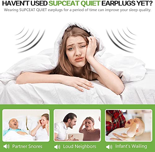 Tapones para los oídos para dormir con cancelación de ruido, tapones de  silicona suave con bloqueo de sonido, tapones para los oídos reutilizables  y