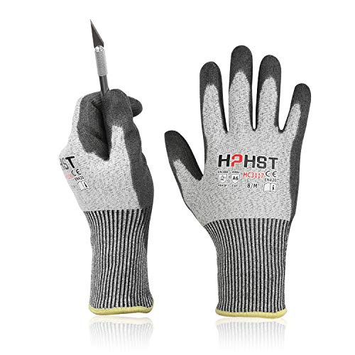 Guantes resistentes a los cortes nivel A6 guantes de trabajo a prueba de cortes Smart Touch pequeños 1 par