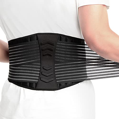 FITTOO Faja Lumbar Cinturón de Baja de Espalda Soporte Lumbar para la  Espalda con Dobles de Ajuste para Hombres Mujeres (Large)