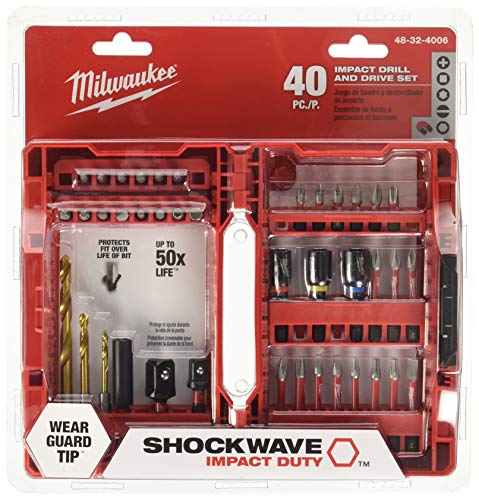 Milwaukee Electric Tool 48-32-4006 Shockwave Juego de puntas (40 piezas)