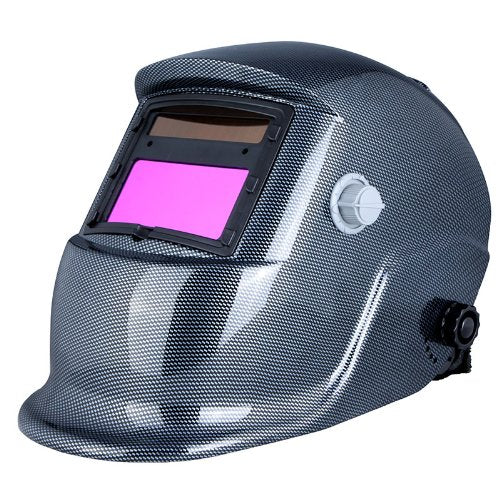 Yorten Máscara soldadora de casco de soldadura de oscurecimiento automático, arco Tig Mig molienda solar (el color del pomo se entrega al azar)