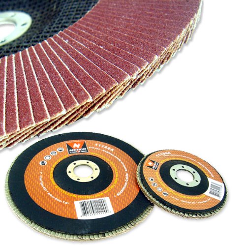 Neiko Herramientas EE. UU. 4 – 1/5,1 cm 80 Grit discos abrasivos de láminas óxido de aluminio